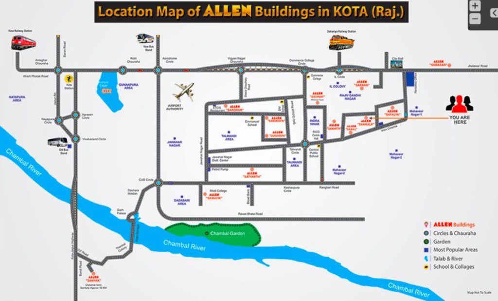 Kota map by Allen 