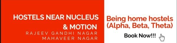 Boys Hostel near Nucleus in Rajeev Gandhi Nagar