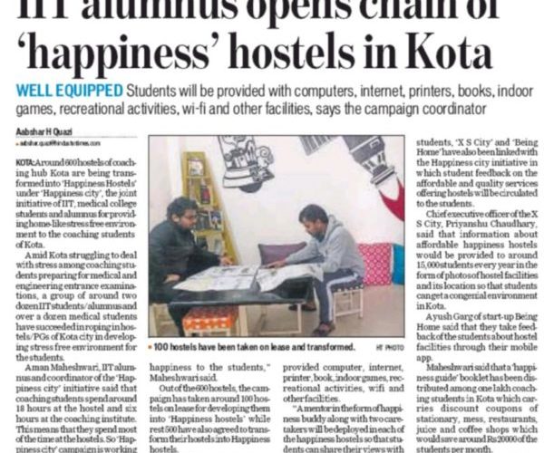 Being Home Happiness Hostels Kota